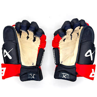 Bauer Vapor Hyperlite - Gant NHL Pro Stock d'occasion - Jesperi Kotkaniemi (noir/rouge)
